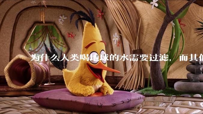为什么人类喝地球的水需要过滤，而其他任何一种地球的生物可以直接喝地球的水？